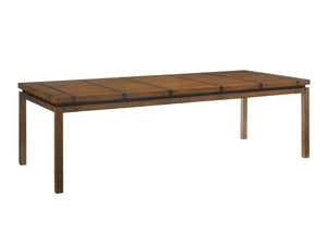 Lexington Tommy Bahama Home Marquesa Rectangular Dining Table - Elegant Quartered Hickory With Walnut Inlay For Modern Interiors Sebana  556-877