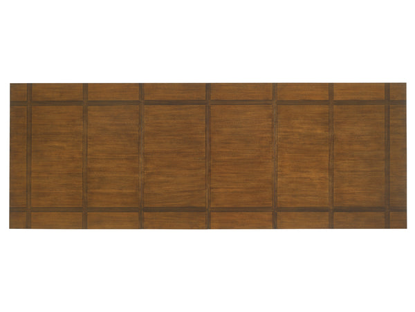 Lexington Tommy Bahama Home Marquesa Rectangular Dining Table - Elegant Quartered Hickory With Walnut Inlay For Modern Interiors Sebana  556-877