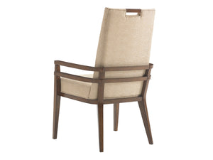 Lexington Tommy Bahama Home Coles Bay Arm Chair: Elegant Pan-asian Design, Upholstered Comfort & Modern Art Deco Style Statement Sebana  556-885-01