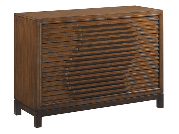 Lexington Tommy Bahama Home Madura Hall Chest - Serpentine Design With Four Drawers For A Unique, Tranquil Contemporary Look Sebana  556-973