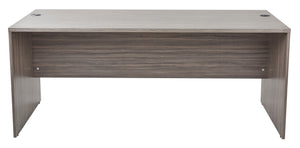 OSP Home Furnishings Lodi Modular Desk Shell with Cord Management and Scratch Resistant Laminate Work Surface 71X35 LOD-01-URB