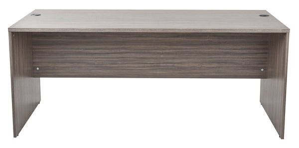OSP Home Furnishings Lodi Modular Desk Shell with Cord Management and Scratch Resistant Laminate Work Surface 71X35 LOD-01-URB