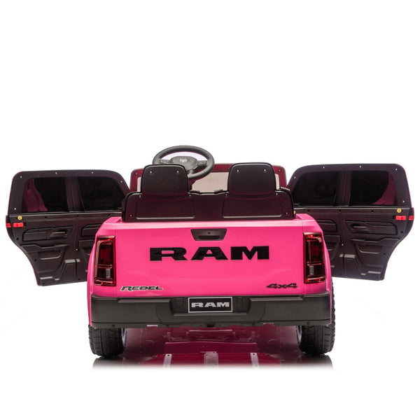 English Elm 24v Dodge Ram 2500 Licensed Kids Ride on Truck with Remote Dual Motors Suspension W1578P305882