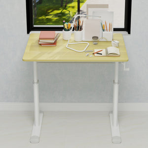 English Elm Adjustable Study Desk – Ergonomic Height-Adjustable Workspace For Kids & Adults, Compact Design W1935P338359