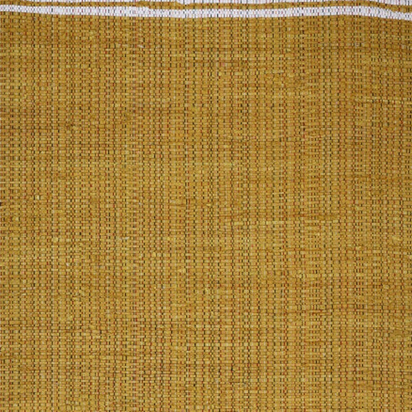 Homeroots 3' X 5' Mustard Striped Hand Woven Area Rug With Chic Fringe - Artisan Crafted For Unique Style  Cotton Blend 557084