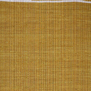 Homeroots 3' X 5' Mustard Striped Hand Woven Area Rug With Chic Fringe - Artisan Crafted For Unique Style  Cotton Blend 557084
