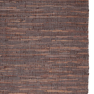 Homeroots 8' X 10' Hand Woven Tan And Beige Patchwork Area Rug - Unique Design To Elevate Your Living Space  Cotton Blend 557124