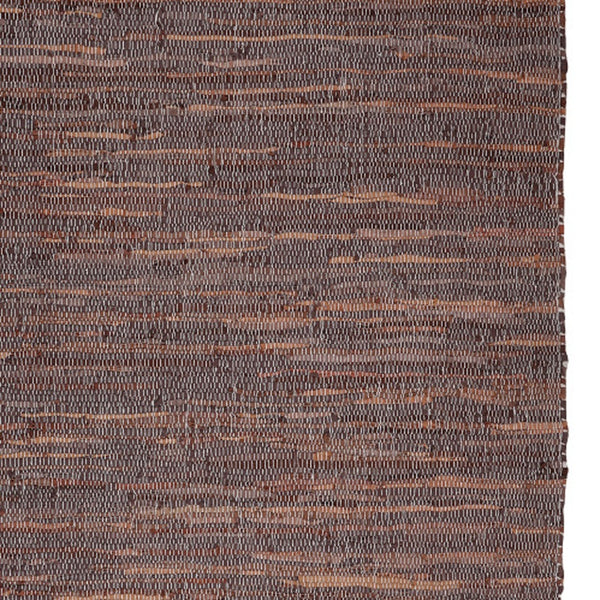 Homeroots 8' X 10' Hand Woven Tan And Beige Patchwork Area Rug - Unique Design To Elevate Your Living Space  Cotton Blend 557124