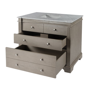 Rachelle. Single Marble Top Bathroom Vanity/Sink Set 5571329 Gray Butler Specialty