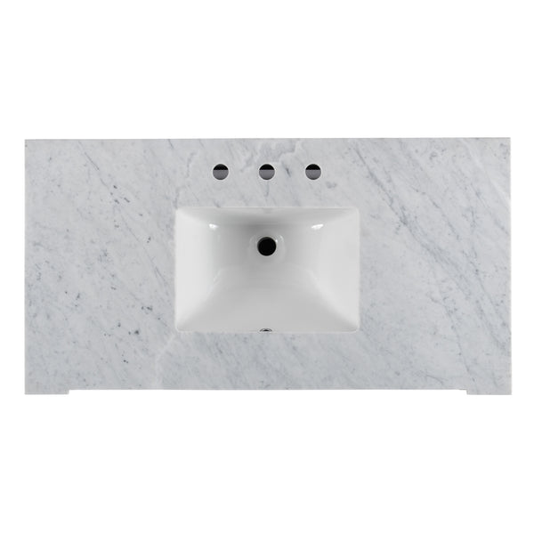 Rachelle. Single Marble Top Bathroom Vanity/Sink Set 5571329 Gray Butler Specialty