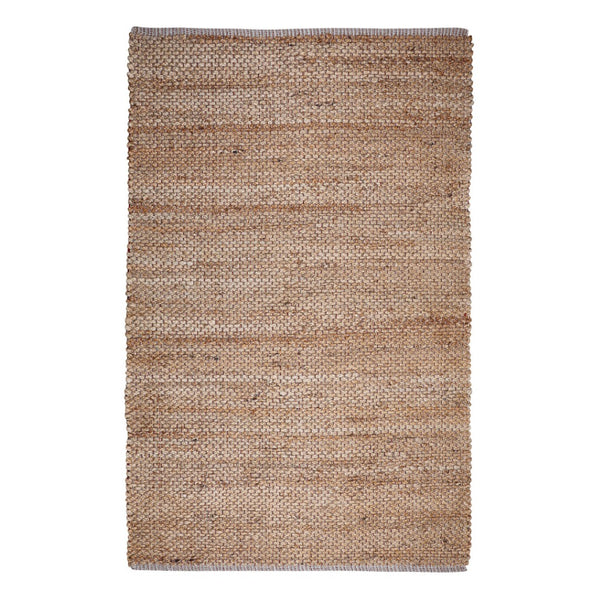 HomeRoots 4' Natural Jute Hand-Woven Area Rug - Durable, Artisanal Texture for Warmth in Any Room Design 557134