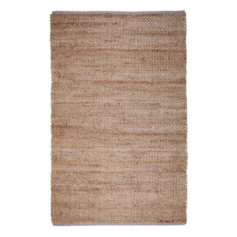 Homeroots 4' Natural Jute Hand Woven Area Rug - Unique Artisanal Design, Soft Texture, Versatile Décor Accent  Jute 557134