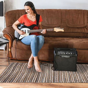 Homeroots 5' Hand Woven Jute Striped Area Rug In Brown, White & Gray - Unique Artisan Crafted Home Decor Piece  Jute 557142