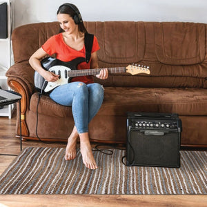 Homeroots 8' Brown And White Striped Handmade Area Rug – Unique Indoor/Outdoor Design For Cozy Spaces!  Jute 557143