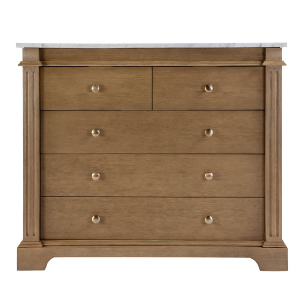 Butler Specialty Rachelle Bathroom Vanity Set: Exquisite Carrera Marble Top & Elegant Design For Modern Spaces Light Brown Mdf,Acacia,Acacia Veneer,Ceramic,Carrara Marble 5571495-butler