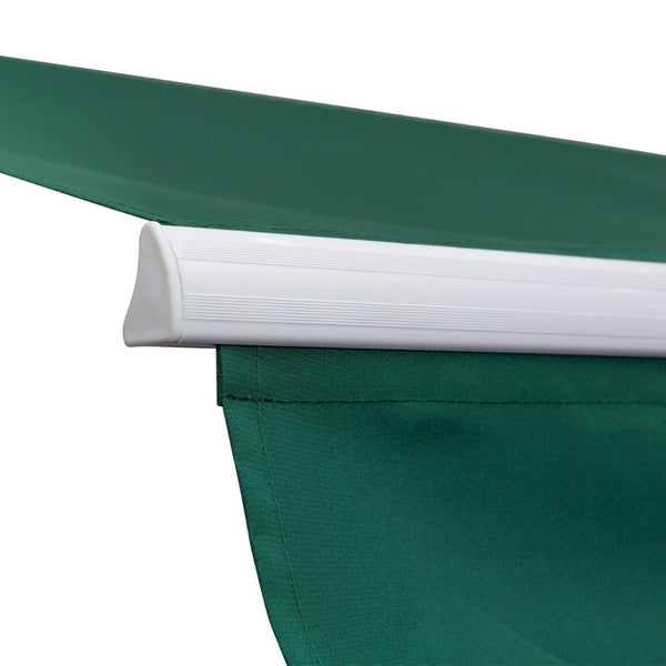 English Elm Outsunny 12' X 8' Manual Crank Retractable Awning - Durable Uv & Water-Resistant Shade For Outdoor Spaces W2225P174203-GIGA