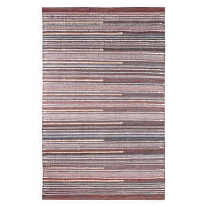 Homeroots 8' X 10' Brown Geometric Hand Woven Area Rug - Unique Design, Stain Resistant, Perfect For Homes!  Polyester 557169