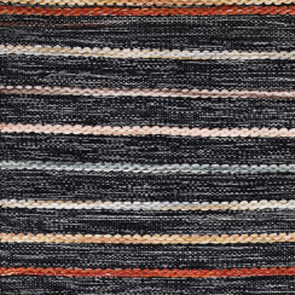 Homeroots 8' X 10' Gray And Orange Hand Woven Area Rug - Stylish Geometric Design, Stain Resistant & Unique!  Polyester 557173