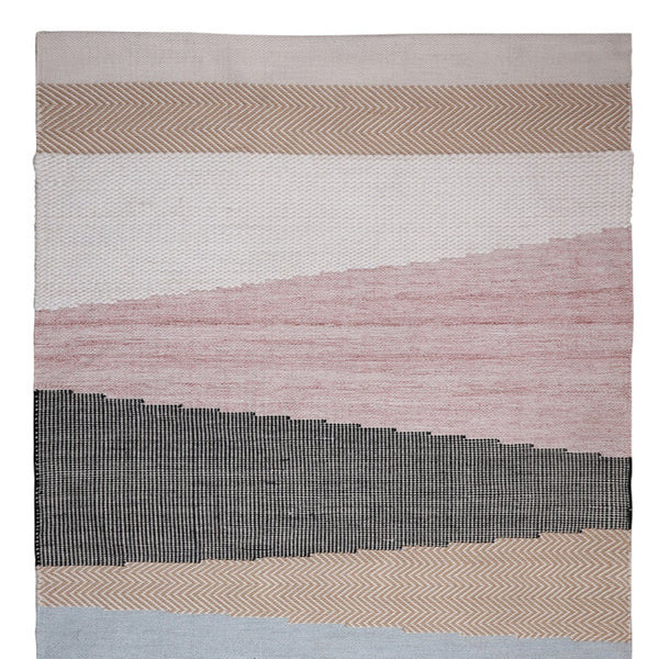 Homeroots 8' X 10' Stunning Black And Red Geometric Hand Woven Area Rug - Stain Resistant, Artisan Crafted Elegance  Polyester 557181