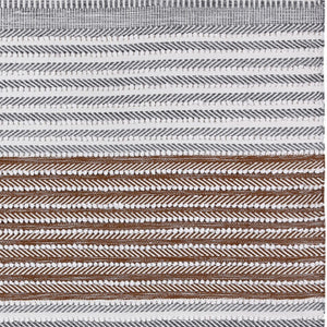 Homeroots 8' X 10' Gray And Brown Geometric Hand Woven Area Rug – Stain Resistant, Artisan Crafted, Unique Design  Polyester 557193