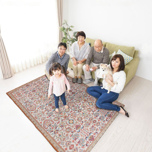 Homeroots 5' X 8' Black And Red Floral Hand Woven Area Rug - Unique, Stain Resistant, Perfect For Any Space!  Polyester 557196