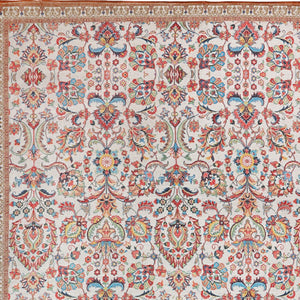 Homeroots 8' X 10' Black And Red Floral Hand Woven Area Rug - Unique Artisan Craft, Stain Resistant & Cozy Texture  Polyester 557197