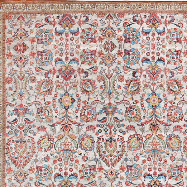 Homeroots 8' X 10' Black And Red Floral Hand Woven Area Rug - Unique Artisan Craft, Stain Resistant & Cozy Texture  Polyester 557197