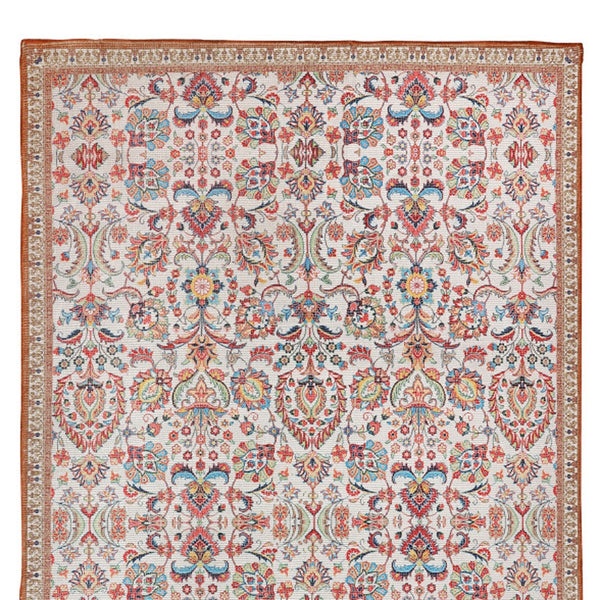 Homeroots 8' X 10' Black And Red Floral Hand Woven Area Rug - Unique Artisan Craft, Stain Resistant & Cozy Texture  Polyester 557197