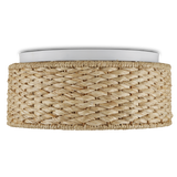 Colchester Raffia Flush Mount