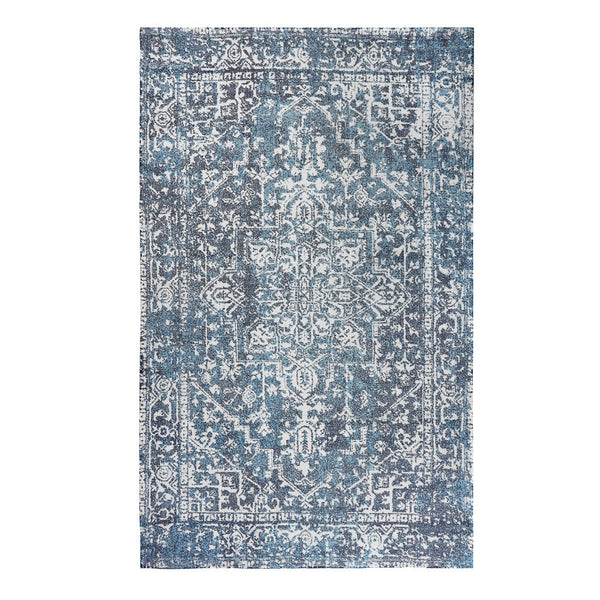 Homeroots 5' Gray Geometric Handmade Area Rug - Stylish, Stain-resistant, Perfect For Indoor & Outdoor Spaces  Polyester 557220