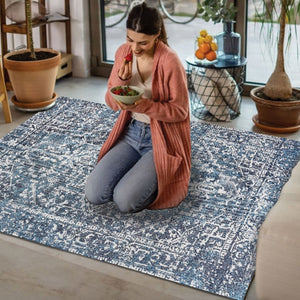 Homeroots 8' Gray Geometric Hand Woven Area Rug – Stylish, Stain Resistant, Artisanal Design For Any Space  Polyester 557221