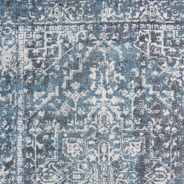 Homeroots 8' Gray Geometric Hand Woven Area Rug – Stylish, Stain Resistant, Artisanal Design For Any Space  Polyester 557221