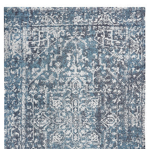 Homeroots 8' Gray Geometric Hand Woven Area Rug – Stylish, Stain Resistant, Artisanal Design For Any Space  Polyester 557221