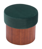 Boto Storage Ottoman Green 110182 Zuo Modern