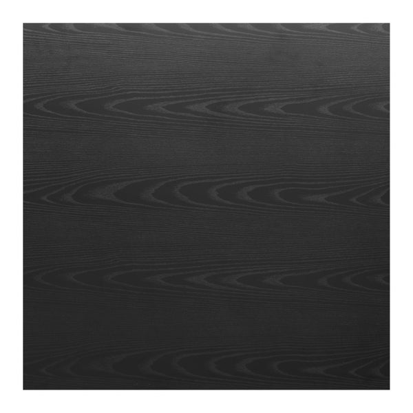 HomeRoots 36" Elegant Black and Gold Square Dining Table with Sturdy Pedestal Base for Compact Spaces 557692