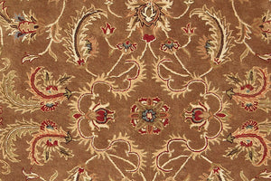 Homeroots 5' X 8' Brown Oriental Hand Tufted Non Skid Area Rug  Wool 557699