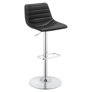 OSP Home Furnishings Araceli Height Adj Stool  - Set of 2 Black