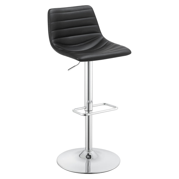 OSP Home Furnishings Araceli Height Adj Stool  - Set of 2 Black