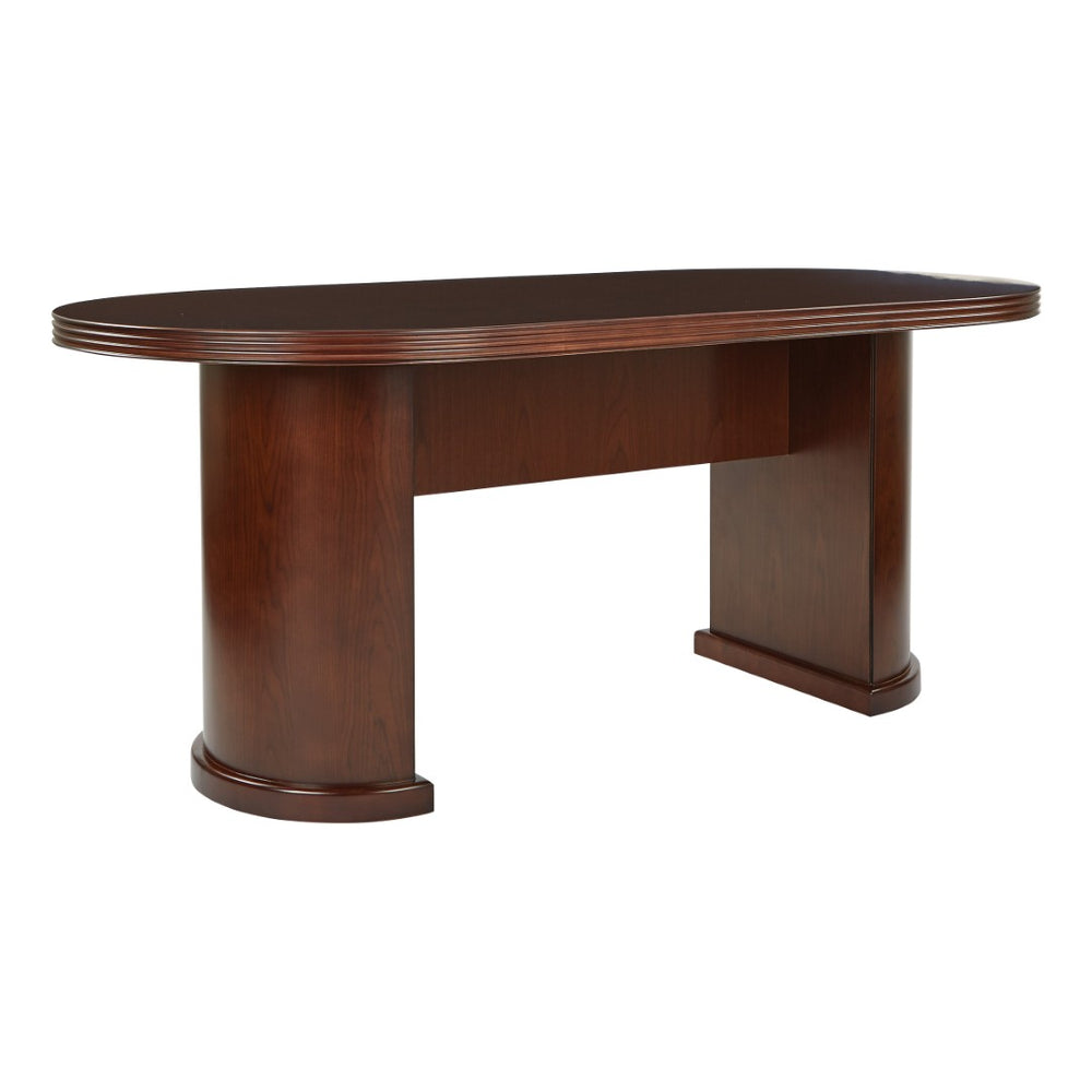 OSP Home Furnishings Kenwood Executive Conference Table Seats Eight with Reinforced Base for Modern Boardrooms 72”X36”X30” KENLCH-35