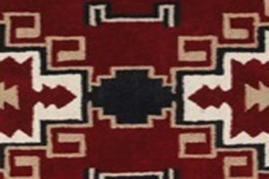 Homeroots 5' X 8' Red And Beige Southwestern Hand Tufted Non Skid Area Rug  Wool 558180