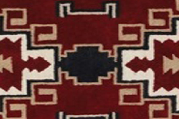 Homeroots 5' X 8' Red And Beige Southwestern Hand Tufted Non Skid Area Rug  Wool 558180
