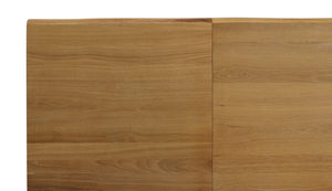 Homeroots Natural Wood California King Bed Frame  Oak Wood Veneers,Mdf Wood 558195