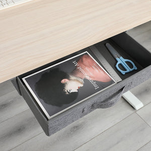 HomeRoots 63" Adjustable Beige Standing Desk - Ergonomic & Versatile with USB Port, Durable Design for Comfort 558236