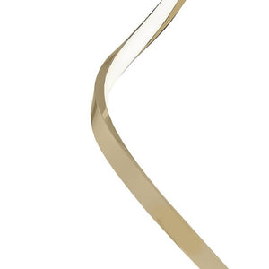 HomeRoots 31" Gold Metal Desk Lamp - Modern LED Touch-Switch Lighting for Home Office or Study Space 558369