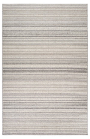 Homeroots 7' X 10' Gray And Ivory Abstract Area Rug  Polypropylene 558381