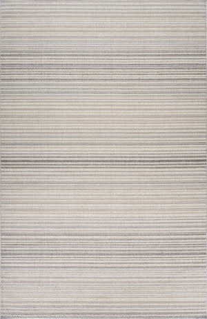 Homeroots 8' X 11' Gray And Ivory Abstract Area Rug  Polypropylene 558382