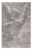 Homeroots 8' X 11' Gray And Ivory Abstract Area Rug  Polypropylene 558387