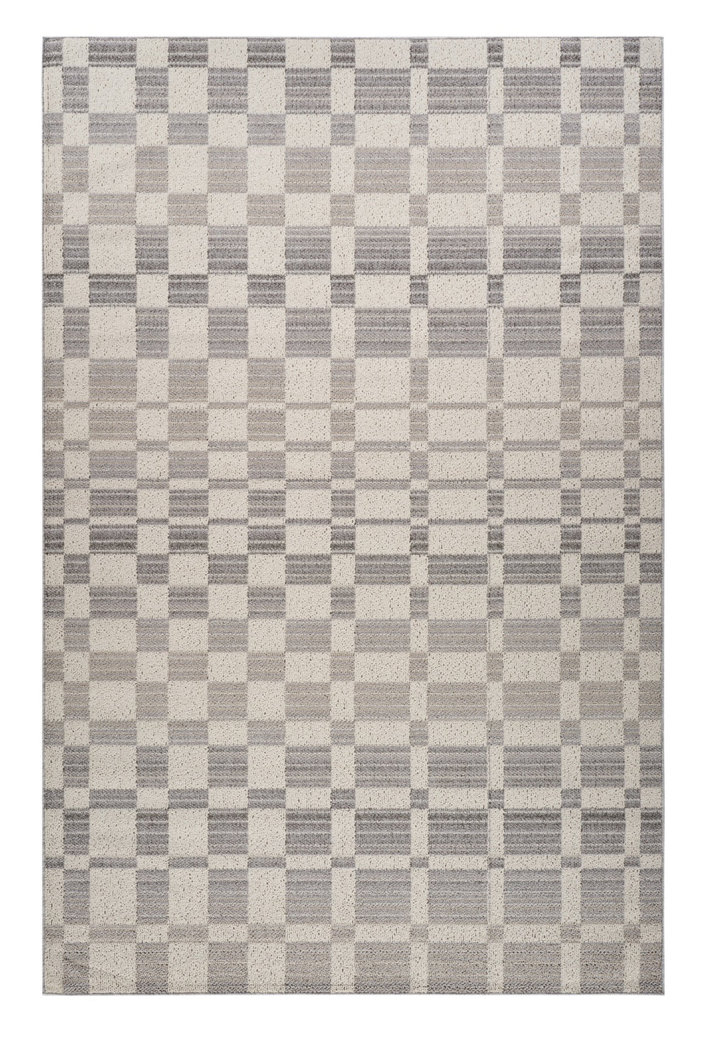 Homeroots 5' X 8' Gray And Beige Moroccan Distressed Area Rug  Polypropylene 558400