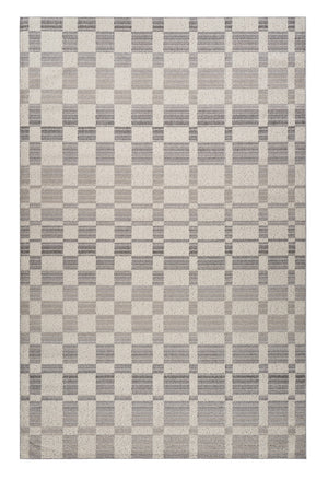 Homeroots 5' X 8' Gray And Beige Moroccan Distressed Area Rug  Polypropylene 558400