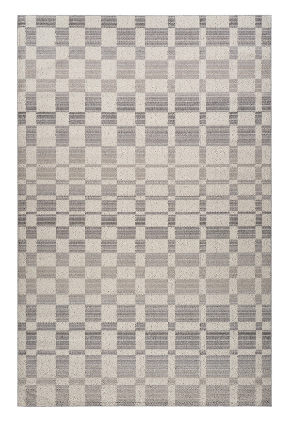 Homeroots 5' X 8' Gray And Beige Moroccan Distressed Area Rug  Polypropylene 558400